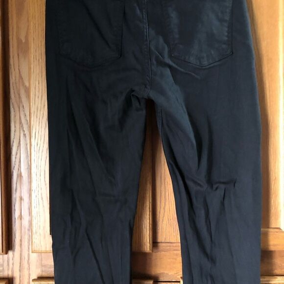 Jen7 by 7 For All Mankind Ankle Straight Jeans Black Size 6 - Picture 8 of 13